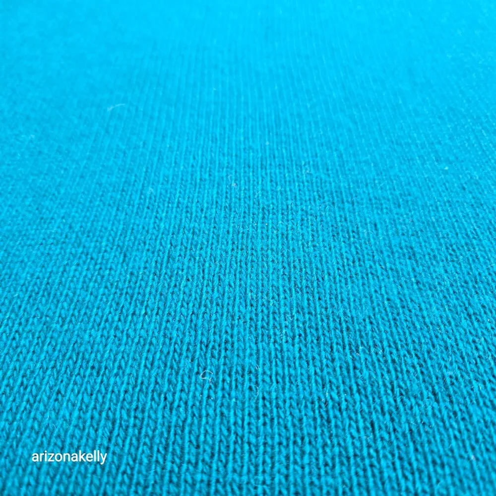 NWOT Portolano Cashmere Knit Teal Blue Scarf - Picture 7 of 9